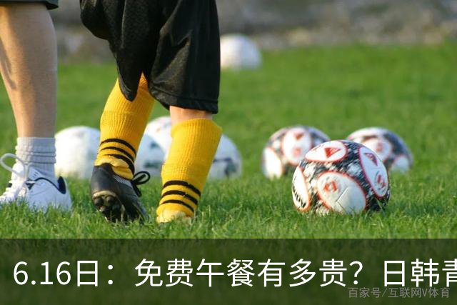 6.16日：免费午餐有多贵？日韩青训的留洋大军，为何只剩中国足球在叹息？